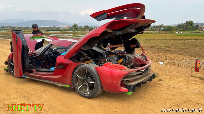 This Incredible Koenigsegg Jesko Replica Was Constructed Using a $100 Toyota Engine | Carscoops